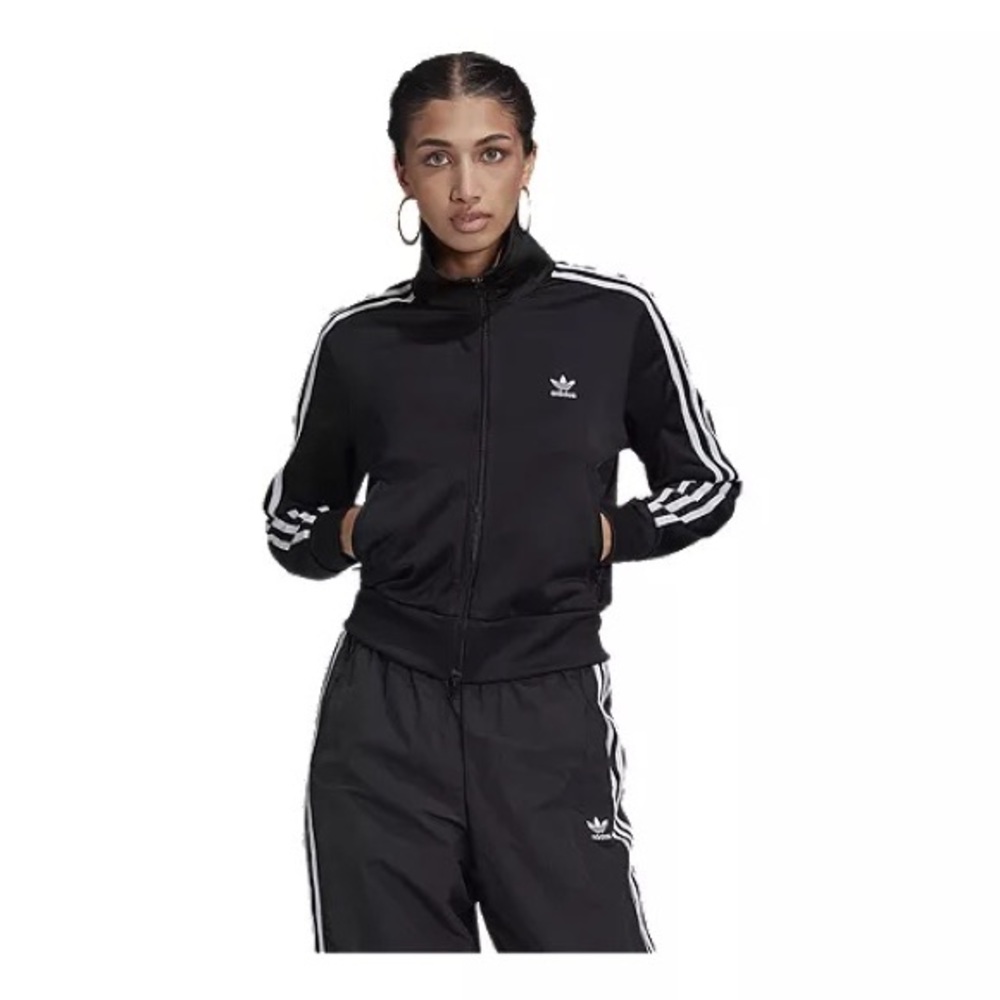 NWOT Adidas black zip up hoodie